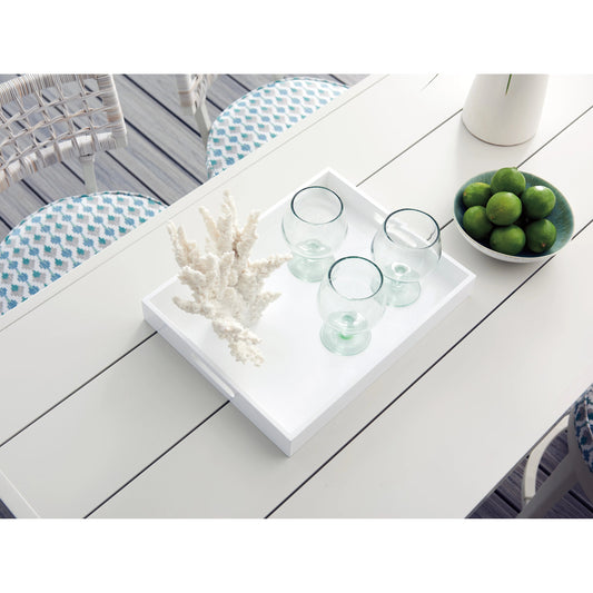 Seabrook High/Low Bistro Table by Tommy Bahama Outdoor in oyster white. Made from unique in a modern style.