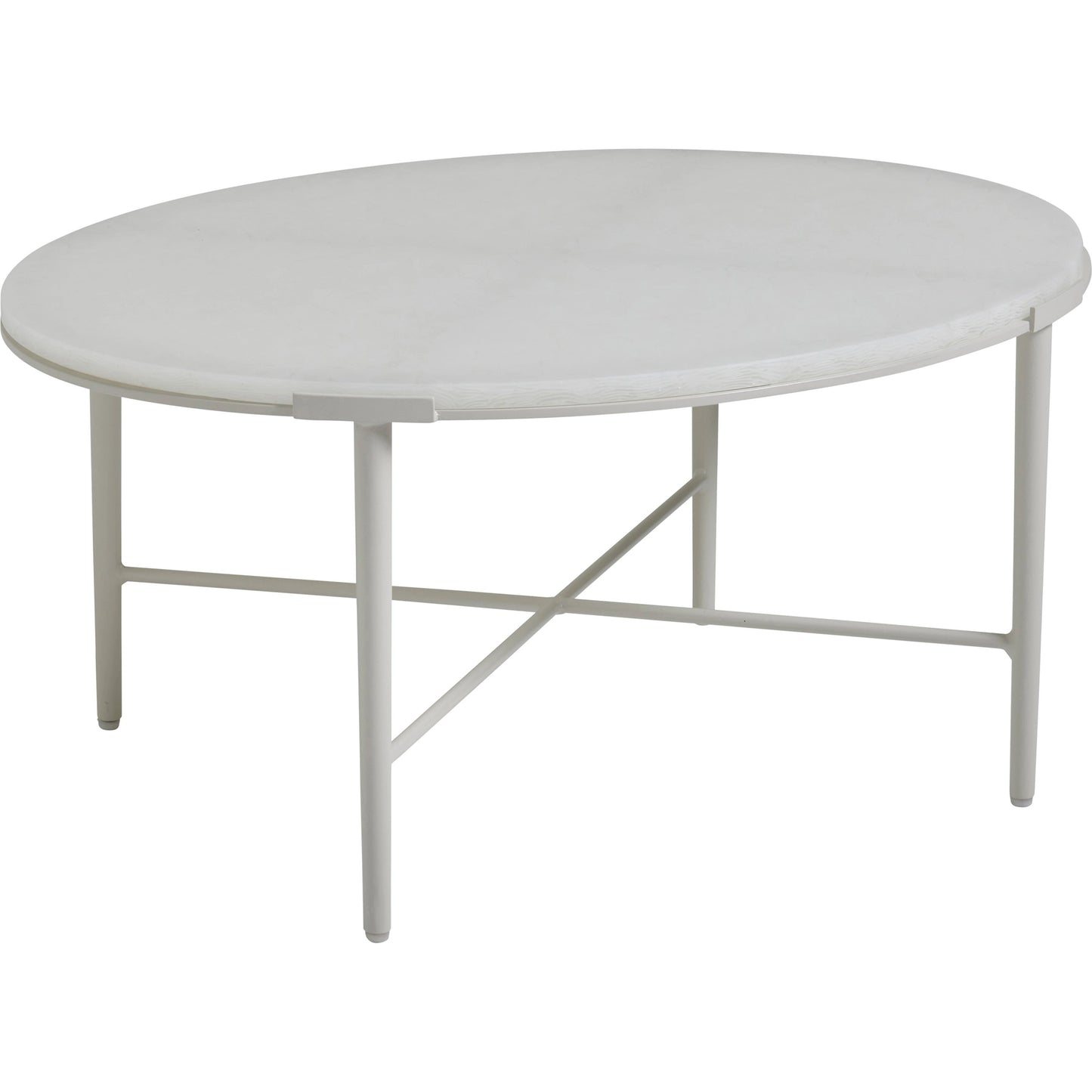005 SI-1962952 | Additional Silo | Seabrook Bunching Cocktail Table by Tommy Bahama Outdoor in oyster white. Made from unique in a modern style.
