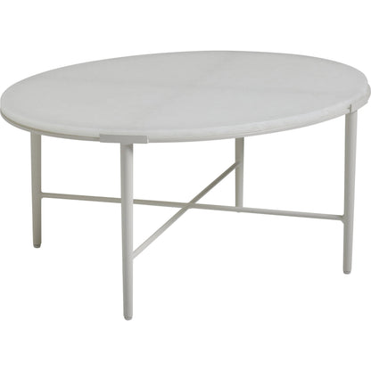 Seabrook Bunching Cocktail Table by Tommy Bahama Outdoor in oyster white. Made from unique in a modern style.