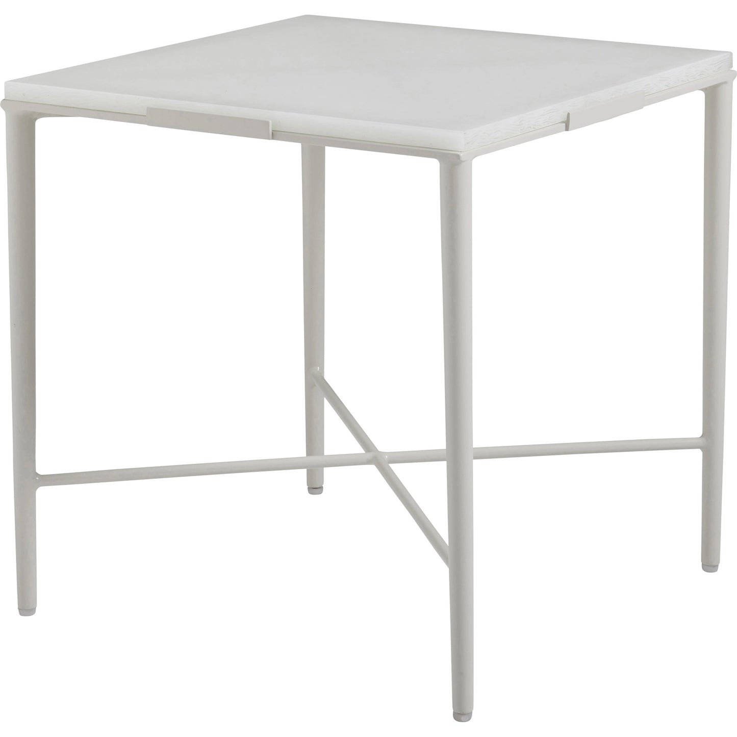000 SI-1962954 | Primary Silo | Seabrook End Table by Tommy Bahama Outdoor in oyster white. Made from unique in a modern style.