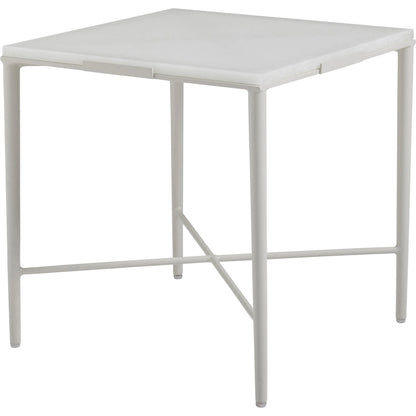 Seabrook End Table by Tommy Bahama Outdoor in oyster white. Made from unique in a modern style.