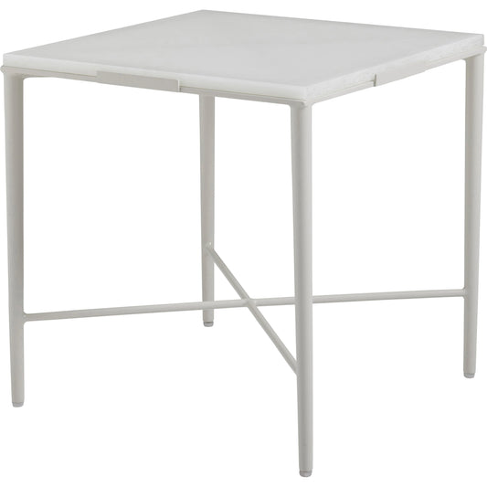 Seabrook End Table by Tommy Bahama Outdoor in oyster white. Made from unique in a modern style.