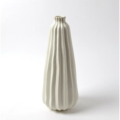 Lithos Vase by Global Views. Made from ceramic in a coastal style.