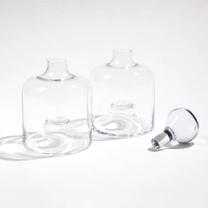 Stac Decanter by Global Views. Made from glass in a transitional style.