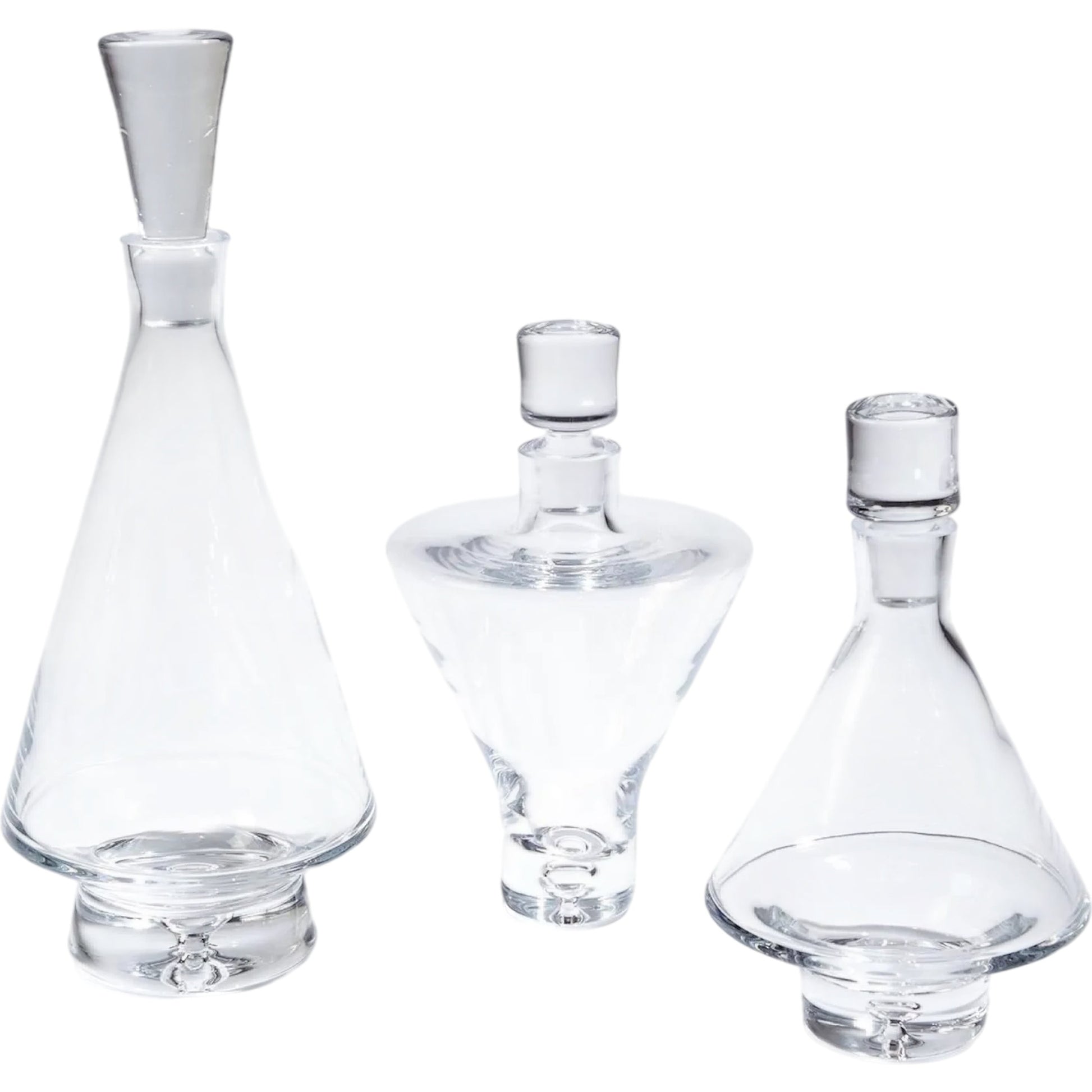 Fat Bottom Decanter by Global Views. Made from glass in a modern style.