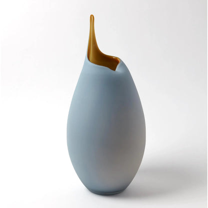 Frosted Vase by Global Views. Made from glass in a modern style.