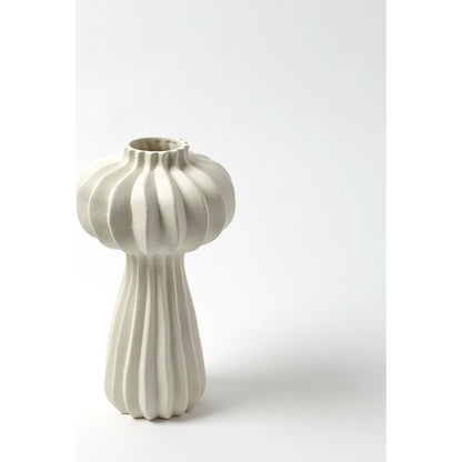 Lithos Vase by Global Views. Made from ceramic in a coastal style.