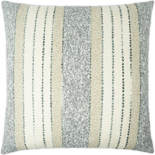 Woven Path by DV Kap Home in slate blue. Made from 60% cotton, 30% polyester, 10% acrylic in a modern style.