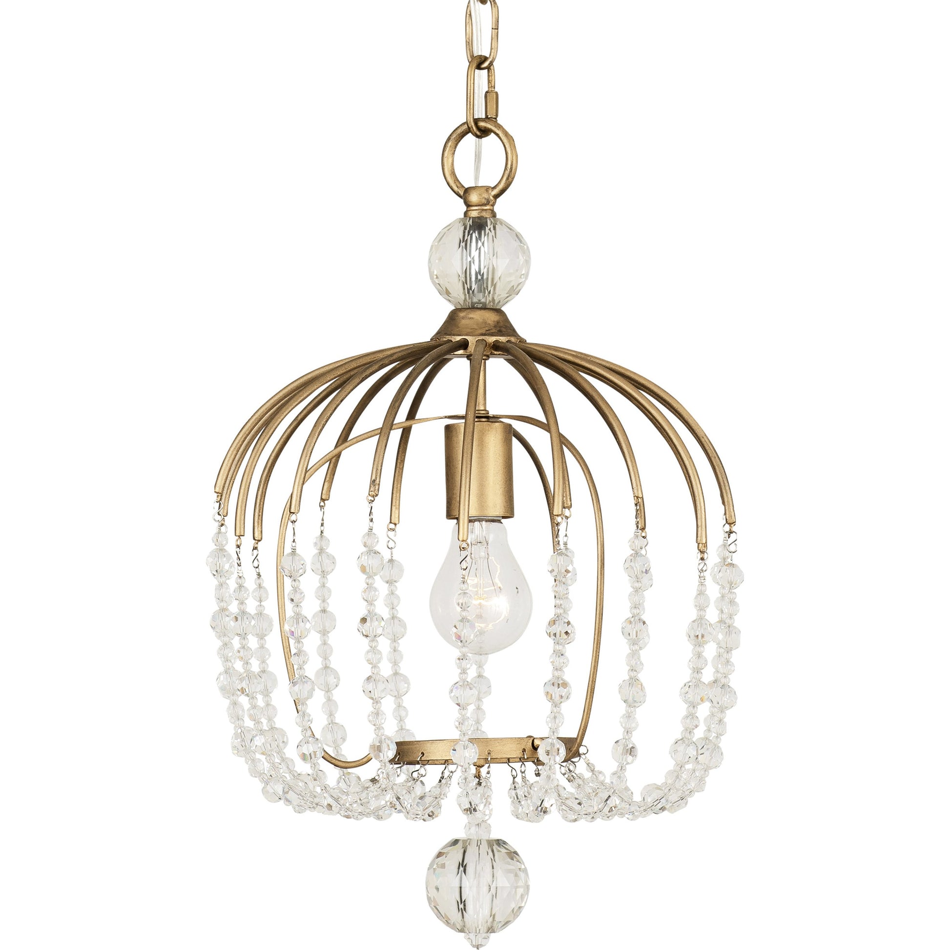 Voliere Crystal Pendant by Varaluz. Made from premium quality optic crystal in a transitional style.