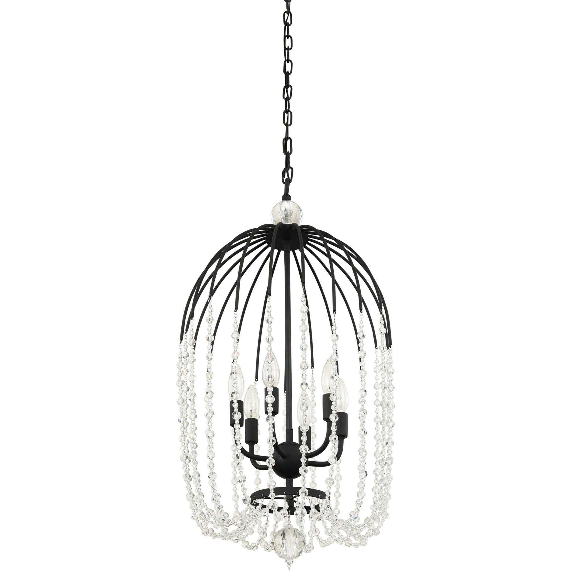 Voliere Crystal Pendant by Varaluz. Made from premium quality optic crystal in a transitional style.
