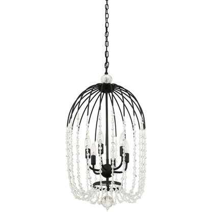 Voliere Crystal Pendant by Varaluz. Made from premium quality optic crystal in a transitional style.