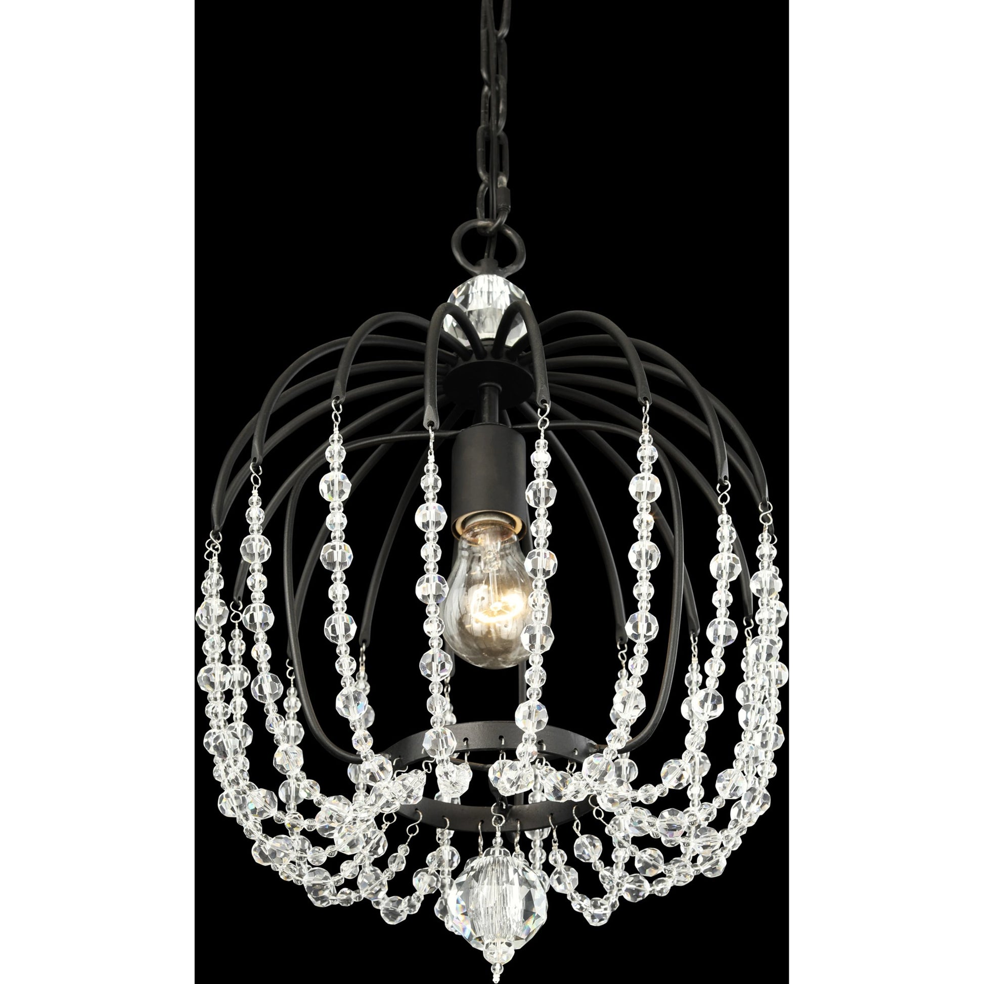 Voliere Crystal Pendant by Varaluz. Made from premium quality optic crystal in a transitional style.