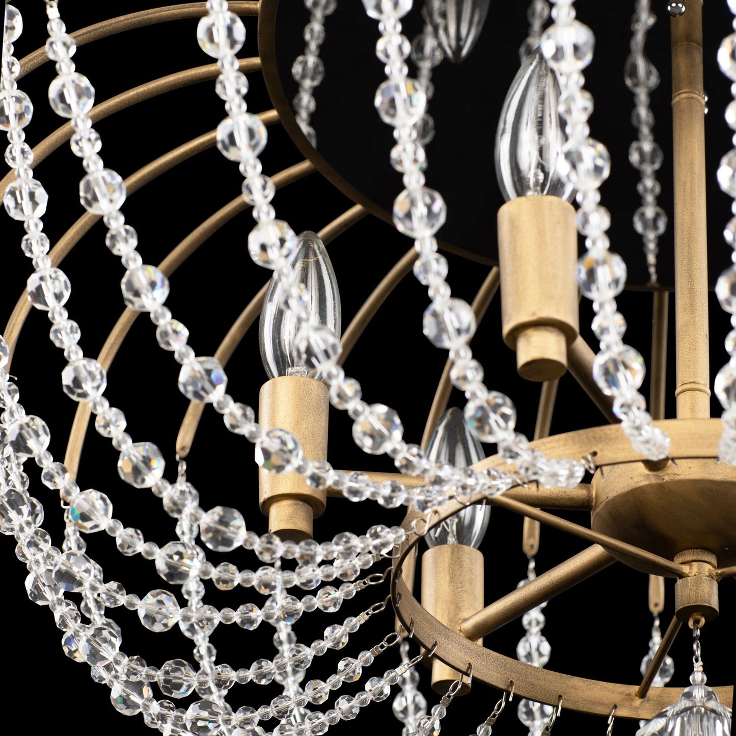 008 SI-1991680 | Closeup | Voliere Semi-Flush by Varaluz. Made from unique in a modern style.