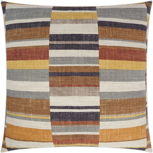 Tumbler Pillow by DV Kap Home in multi. Made from 75% cotton, 25% linen in a unique style.