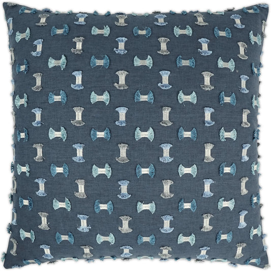 Frayed Pillow by DV Kap Home. Made from 50% cotton, 50% polyester in a unique style.