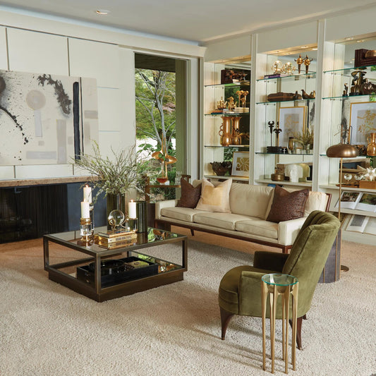 Aquilo Accent Table by Global Views. Made from aluminum in a eclectic & global style.
