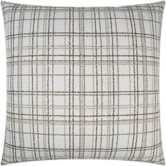 Foothills Pillow by DV Kap Home in ash. Made from 100% polyester in a unique style.