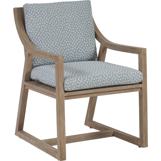 Stillwater Cove Dining Arm Chair by Tommy Bahama Outdoor in light taupe, ivory cerusing. Made from unique in a modern style.