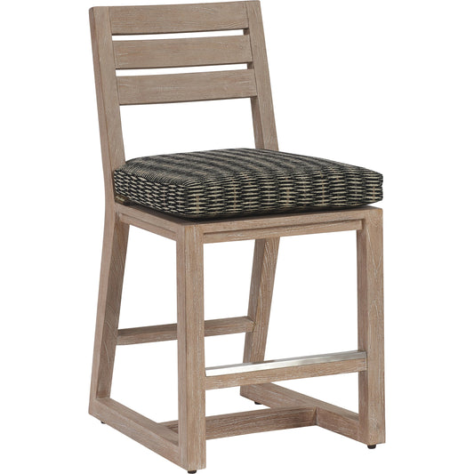 Stillwater Cove Counter Stool by Tommy Bahama Outdoor in light taupe, ivory cerusing. Made from unique in a modern style.