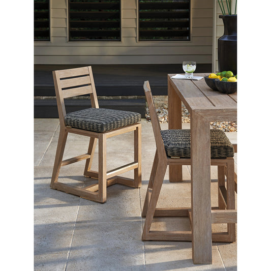 Stillwater Cove Counter Stool by Tommy Bahama Outdoor in light taupe, ivory cerusing. Made from unique in a modern style.