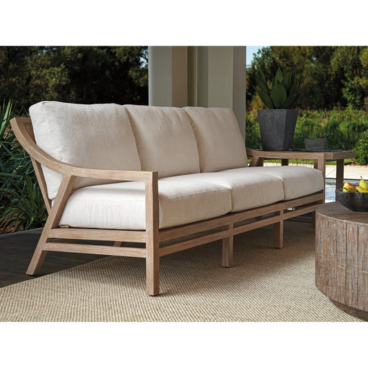 Stillwater Cove Sofa by Tommy Bahama Outdoor in light taupe, ivory cerusing. Made from unique in a modern style.