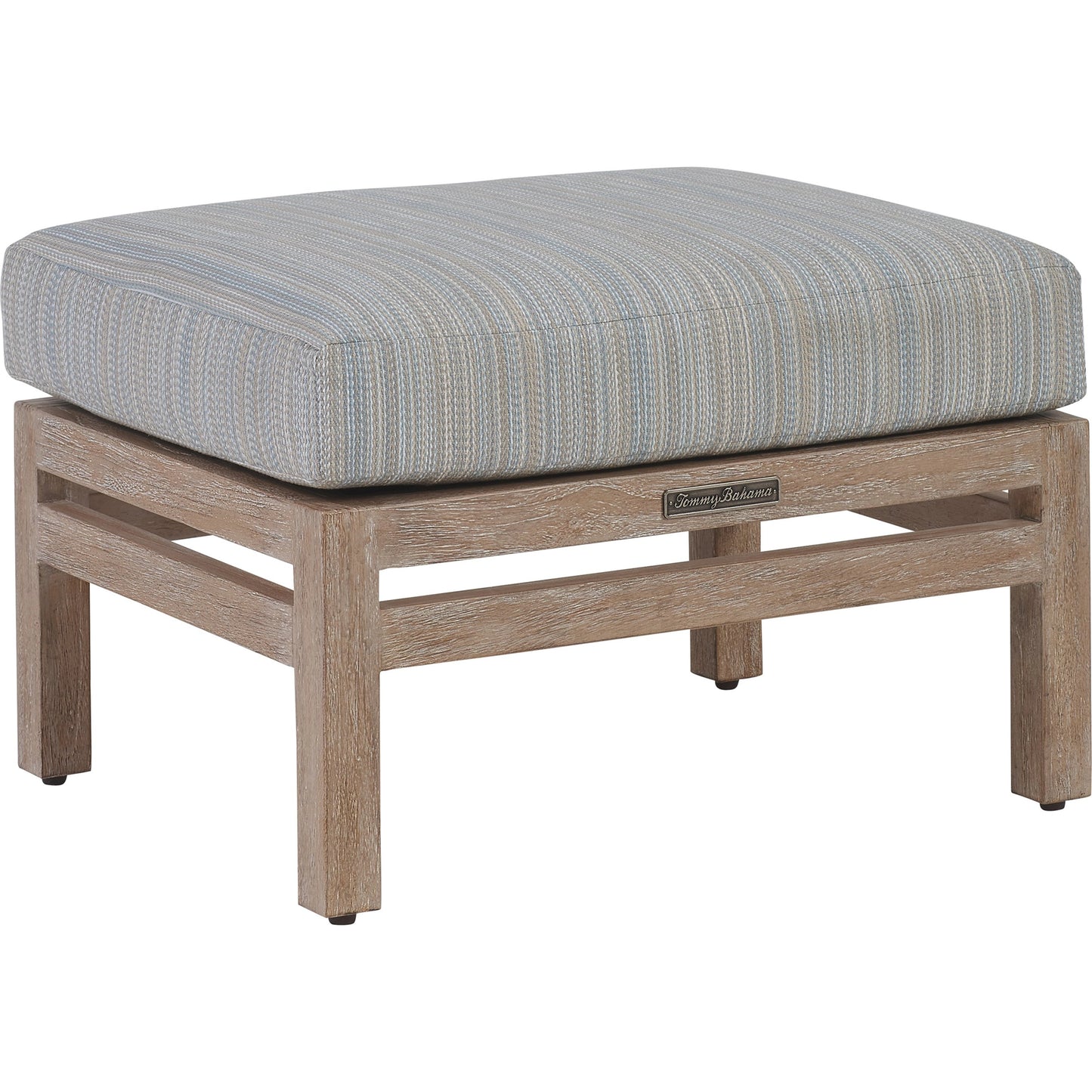 001 SI-2013299 | Primary Silo | Stillwater Cove Ottoman by Tommy Bahama Outdoor in light taupe, ivory cerusing. Made from unique in a modern style.