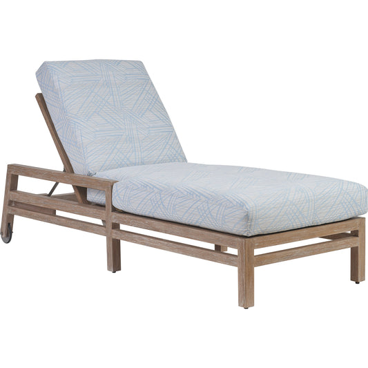 Stillwater Cove Chaise Lounge by Tommy Bahama Outdoor in light taupe, ivory cerusing. Made from unique in a modern style.