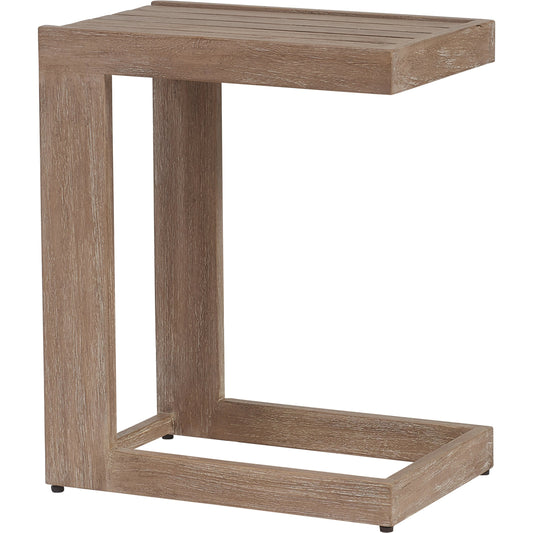 Stillwater Cove Drink Table by Tommy Bahama Outdoor in light taupe, ivory cerusing. Made from unique in a modern style.