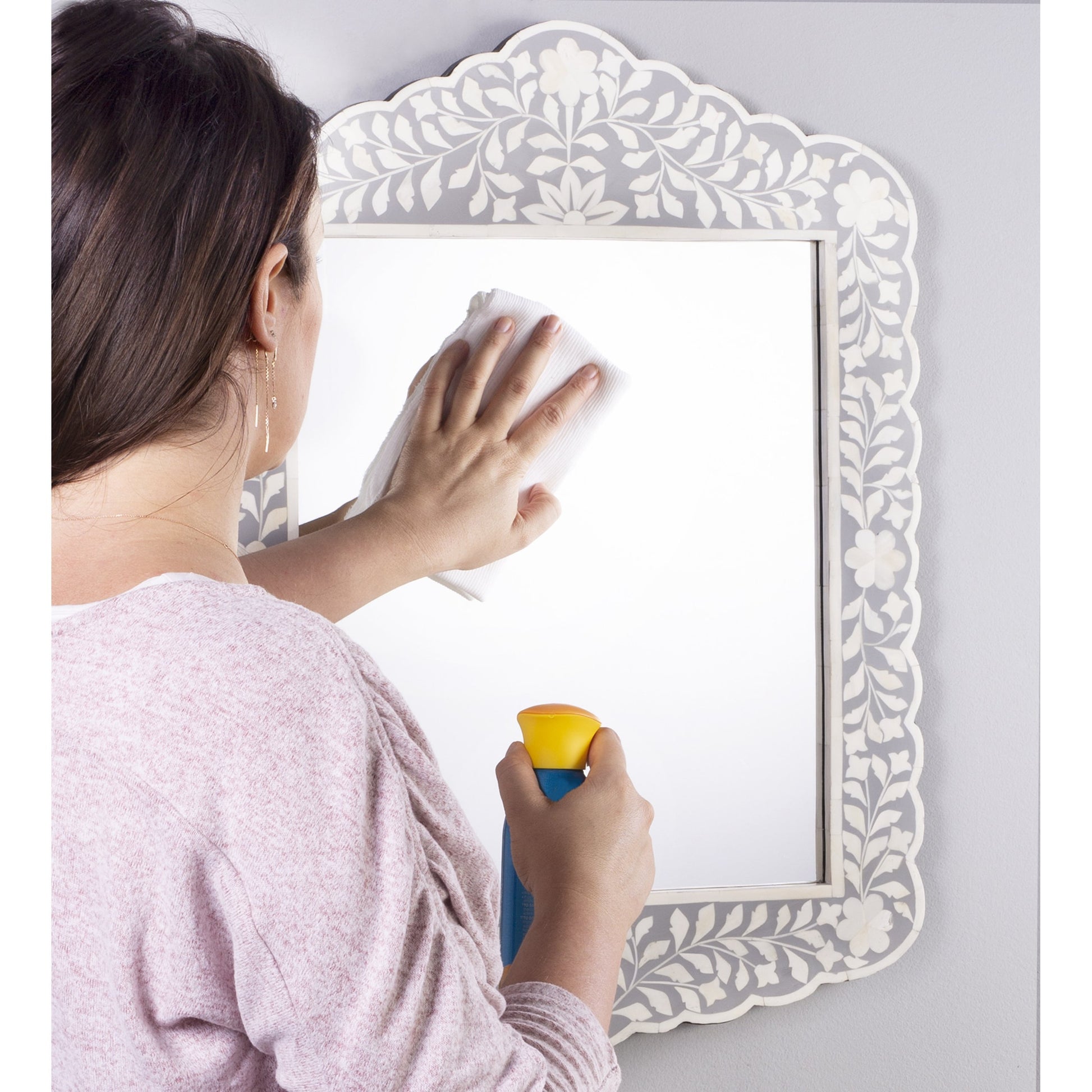Vivienne Bone Inlay Wall Mirror by Butler Specialty Company. Made from unique in a modern style.