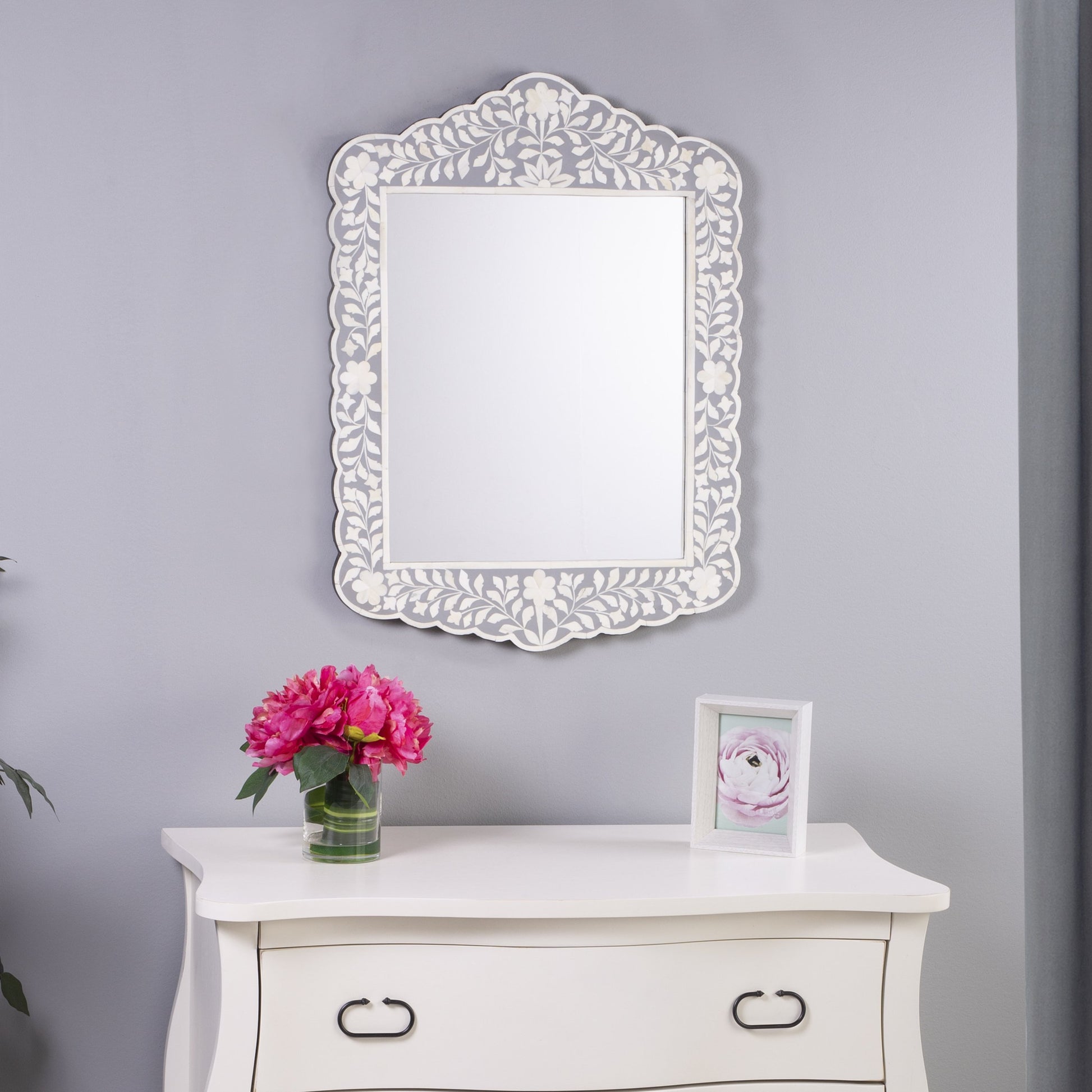 Vivienne Bone Inlay Wall Mirror by Butler Specialty Company. Made from unique in a modern style.