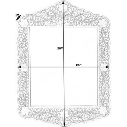 Vivienne Bone Inlay Wall Mirror by Butler Specialty Company. Made from unique in a modern style.