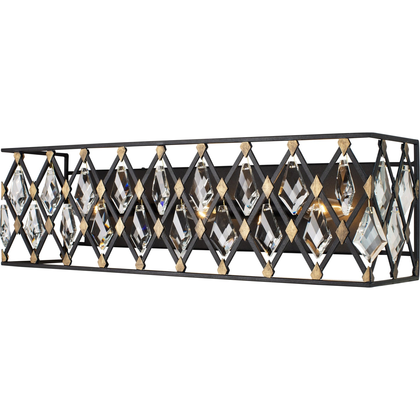 001 SR-818318 | Additional Silo | Windsor Crystal Bath by Varaluz in carbon, havana gold. Made from heirloom-quality optic crystal in a transitional style.