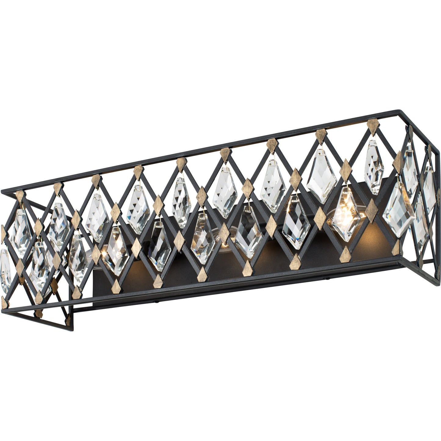 002 SR-818318 | Additional Silo | Windsor Crystal Bath by Varaluz in carbon, havana gold. Made from heirloom-quality optic crystal in a transitional style.