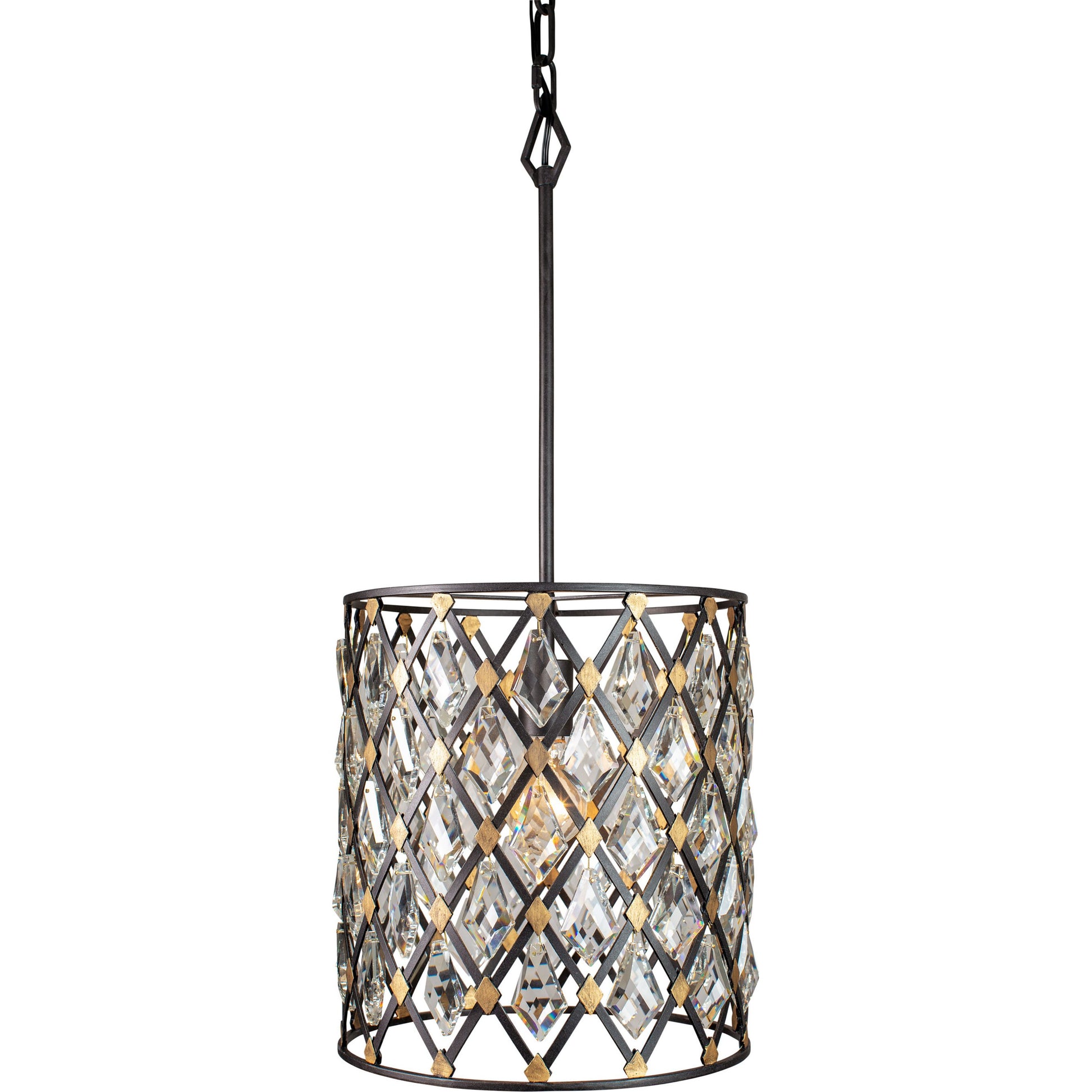Windsor Crystal Pendant by Varaluz. Made from heirloom-quality optic crystal in a transitional style.