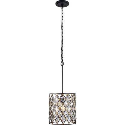 Windsor Crystal Pendant by Varaluz. Made from heirloom-quality optic crystal in a transitional style.