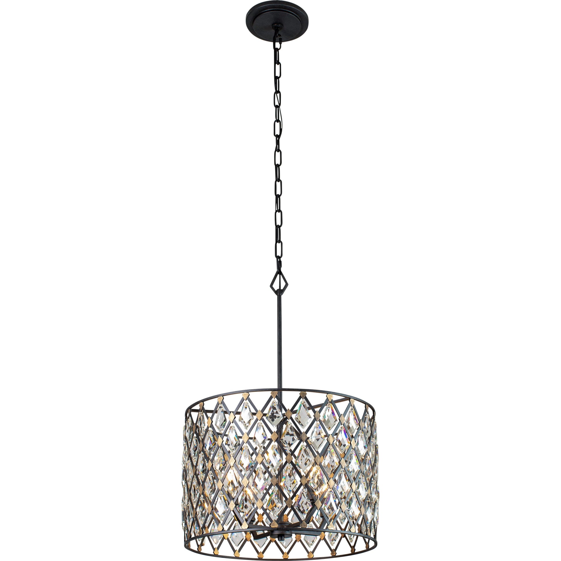 Windsor Crystal Pendant by Varaluz. Made from heirloom-quality optic crystal in a transitional style.