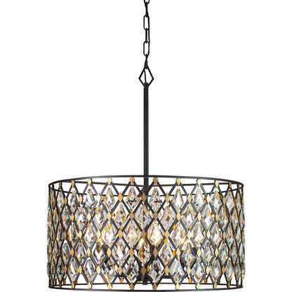 Windsor Crystal Pendant by Varaluz. Made from heirloom-quality optic crystal in a transitional style.
