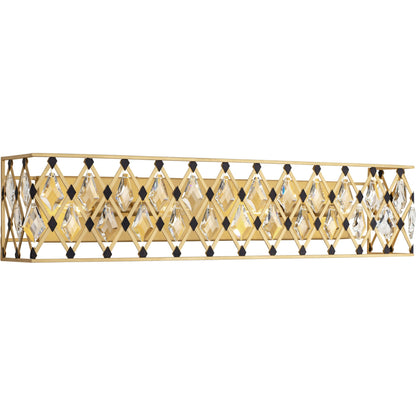 Windsor Crystal Bath Light by Varaluz. Made from unique in a modern style.