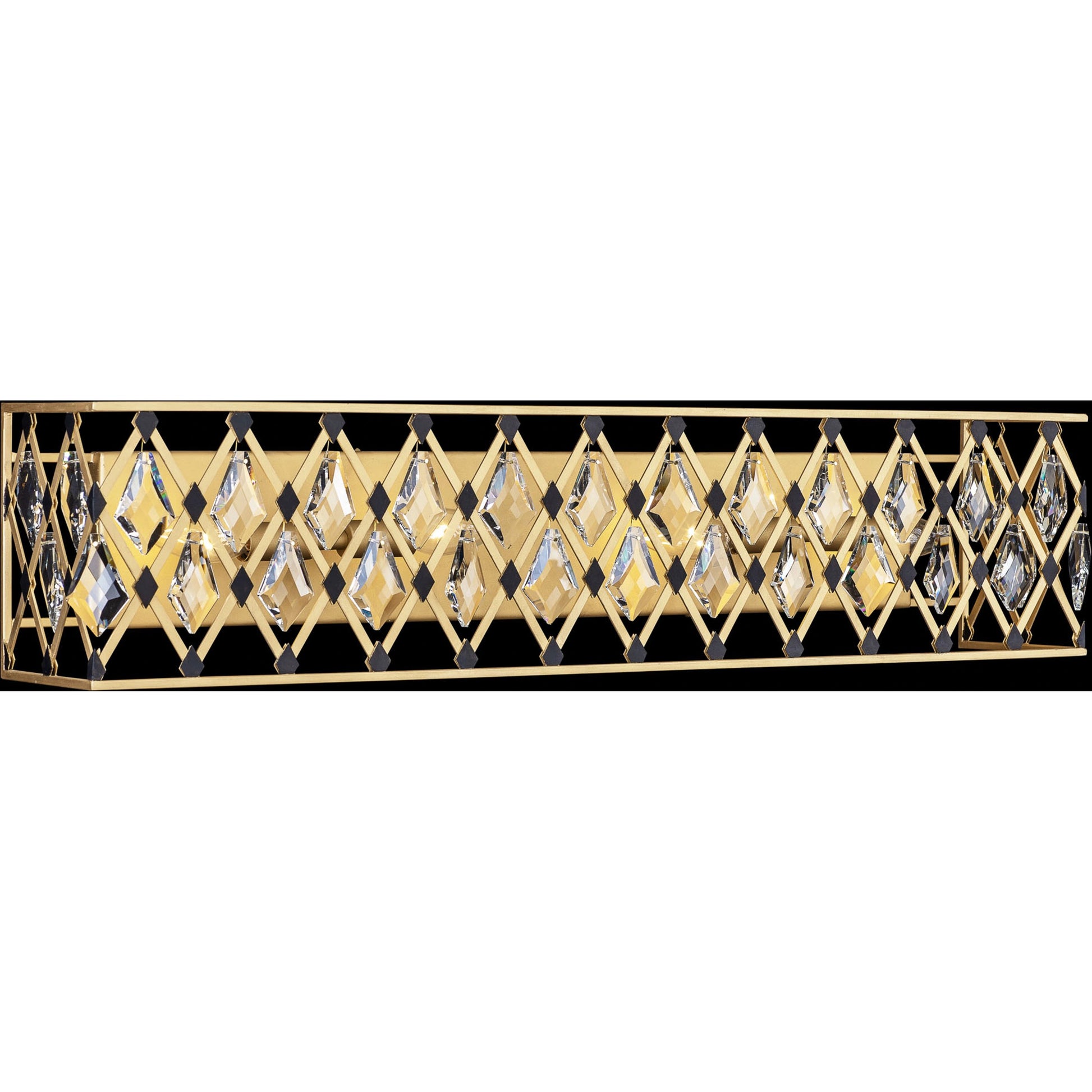 Windsor Crystal Bath Light by Varaluz. Made from unique in a modern style.