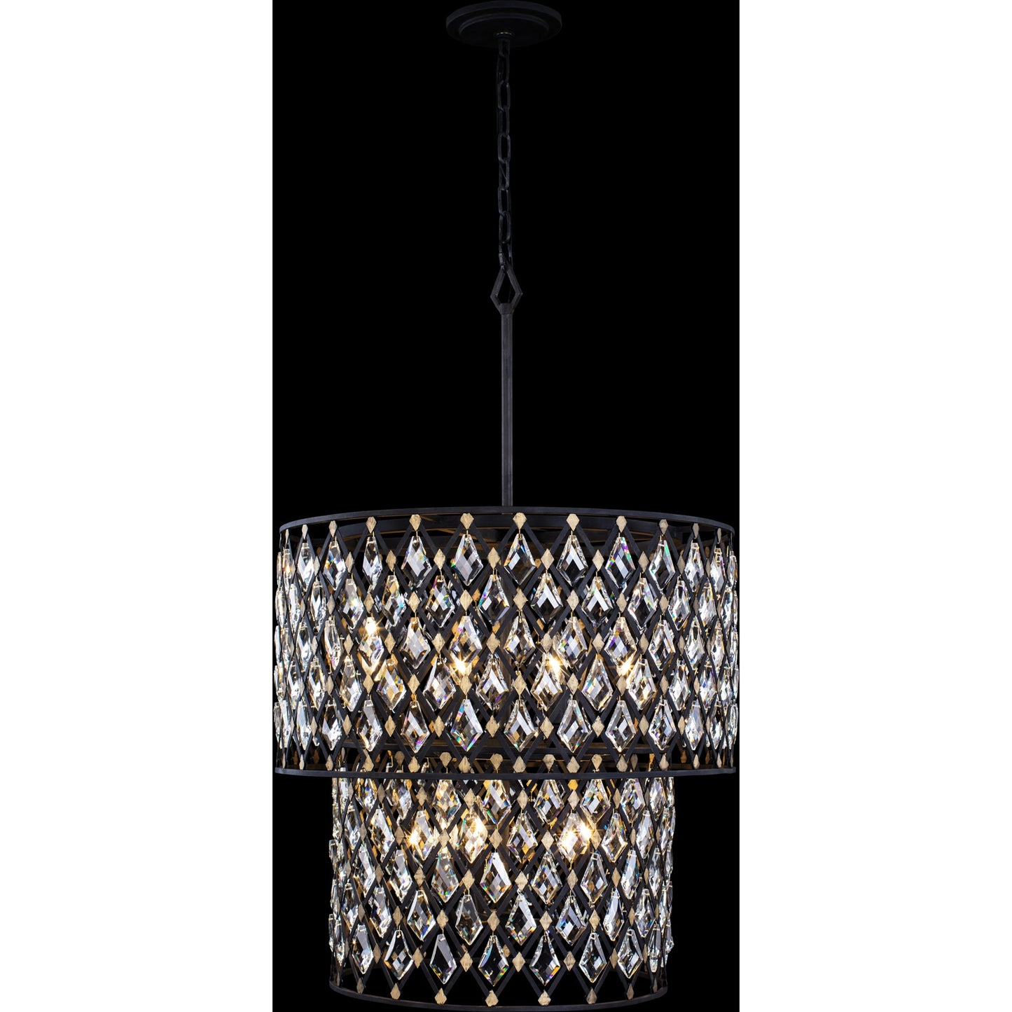 006 SI-1991695 | Additional Silo | Windsor 2-Tier Crystal Chandelier by Varaluz. Made from unique in a modern style.