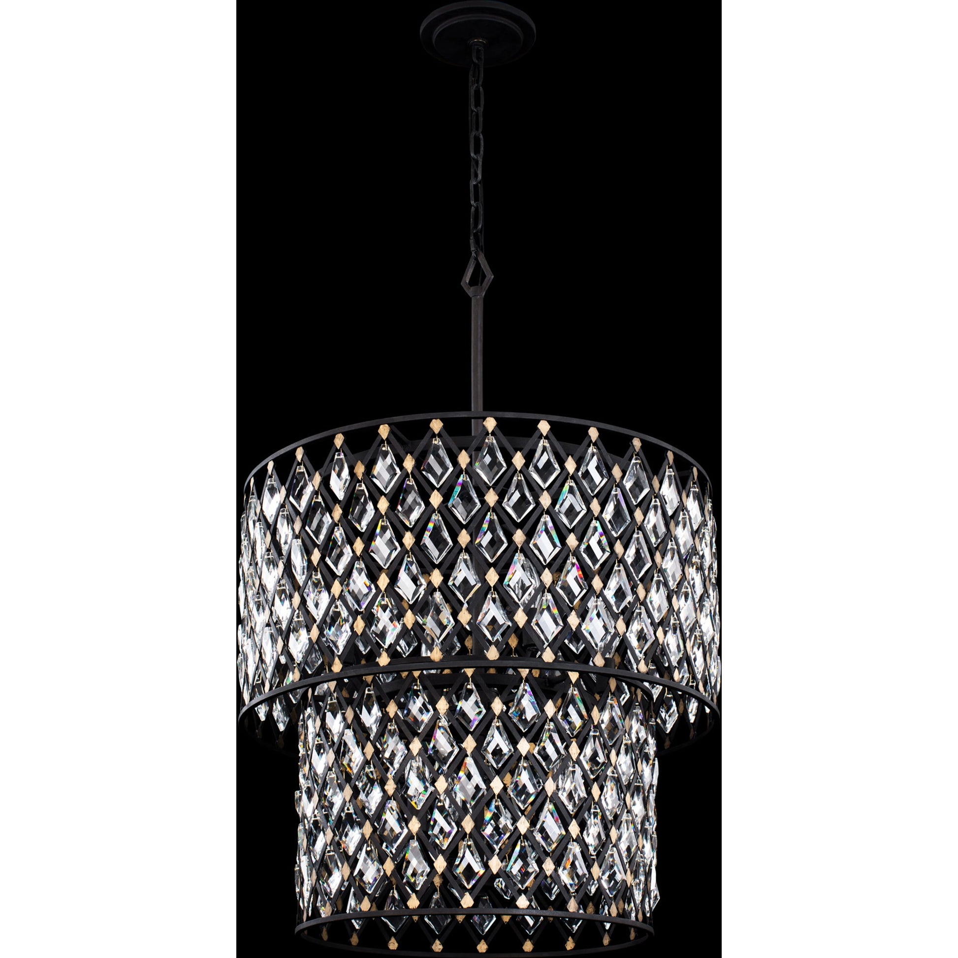 Windsor 2-Tier Crystal Chandelier by Varaluz. Made from unique in a modern style.