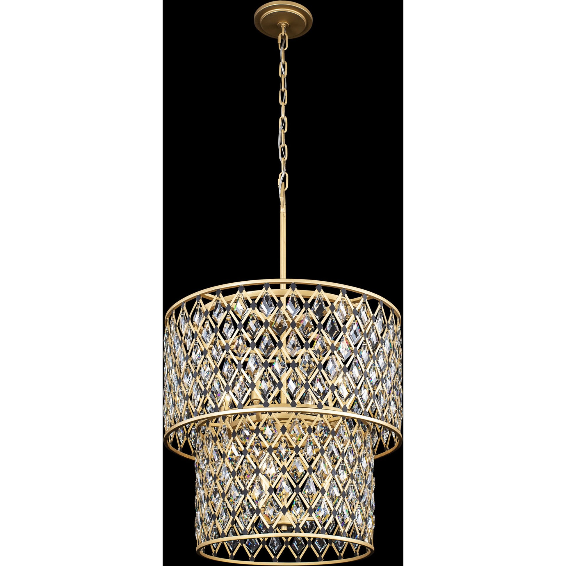 Windsor 2-Tier Crystal Chandelier by Varaluz. Made from unique in a modern style.