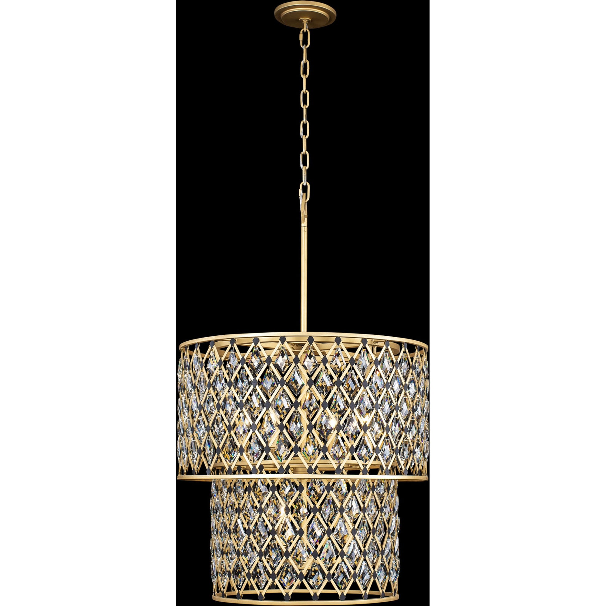 Windsor 2-Tier Crystal Chandelier by Varaluz. Made from unique in a modern style.