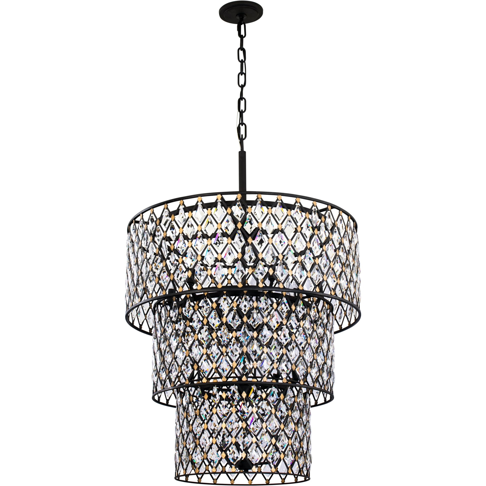 Windsor 3-Tier Crystal Chandelier by Varaluz. Made from unique in a modern style.