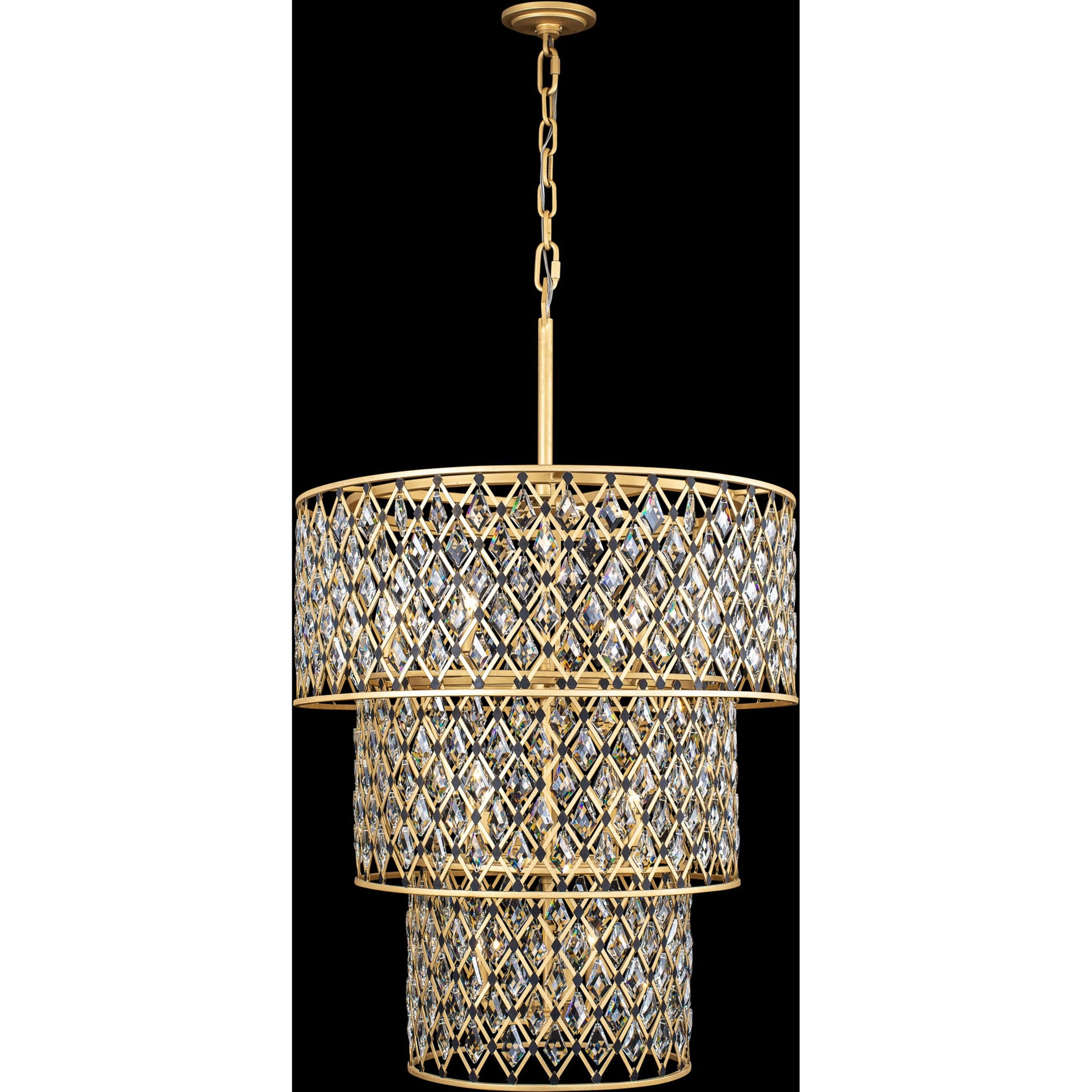 Windsor 3-Tier Crystal Chandelier by Varaluz. Made from unique in a modern style.