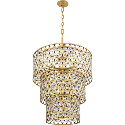 Windsor 3-Tier Crystal Chandelier by Varaluz. Made from unique in a modern style.