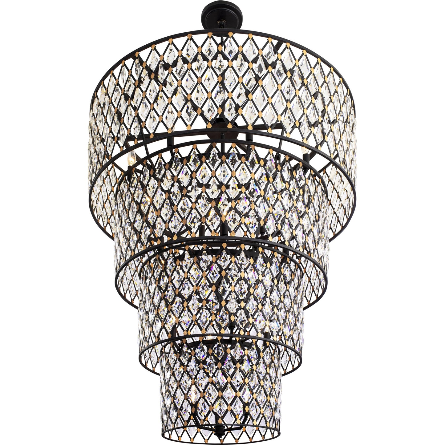 002 SI-1991699 | Additional Silo | Windsor 4-Tier Crystal Chandelier by Varaluz. Made from unique in a modern style.