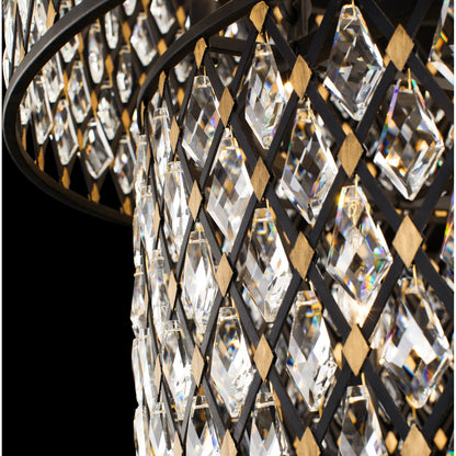 Windsor 4-Tier Crystal Chandelier by Varaluz. Made from unique in a modern style.
