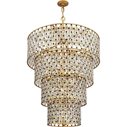 Windsor 4-Tier Crystal Chandelier by Varaluz. Made from unique in a modern style.