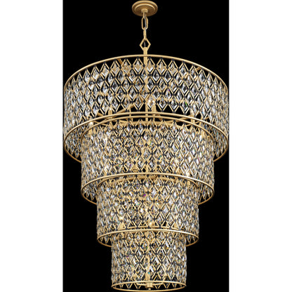 Windsor 4-Tier Crystal Chandelier by Varaluz. Made from unique in a modern style.